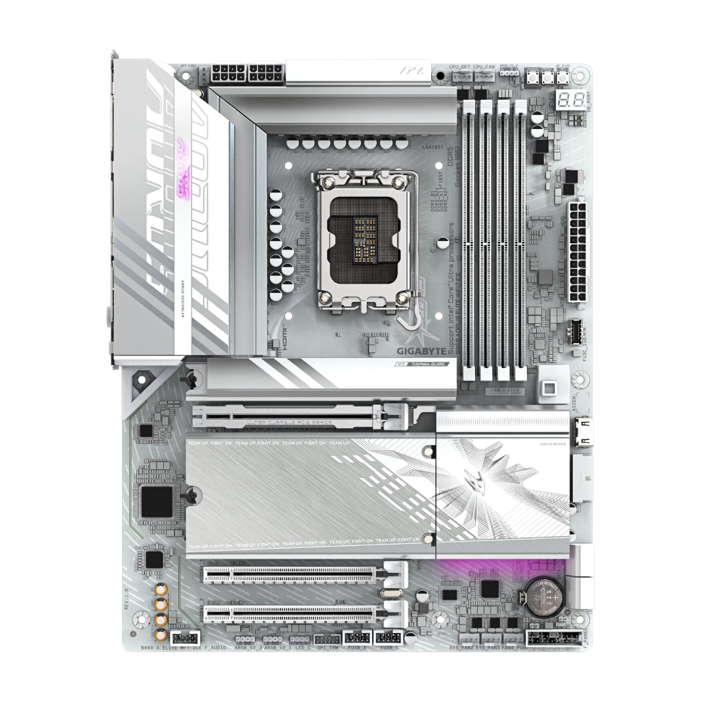 Gigabyte Motherboard B860 Aorus Elite WIFI DDR5 For Intel Ultra Processors view 2